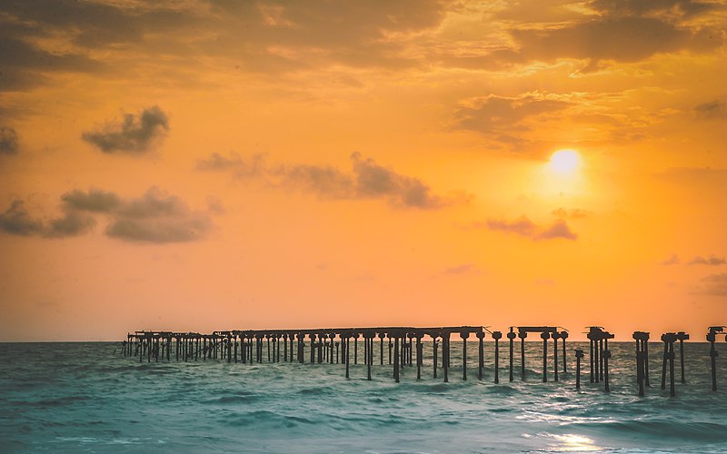 Alleppey Beach in Alappuzha