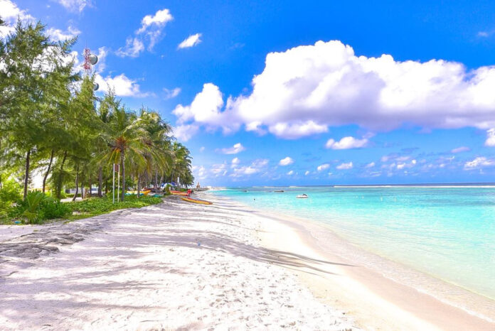 Hulhumale Beach in Maldives