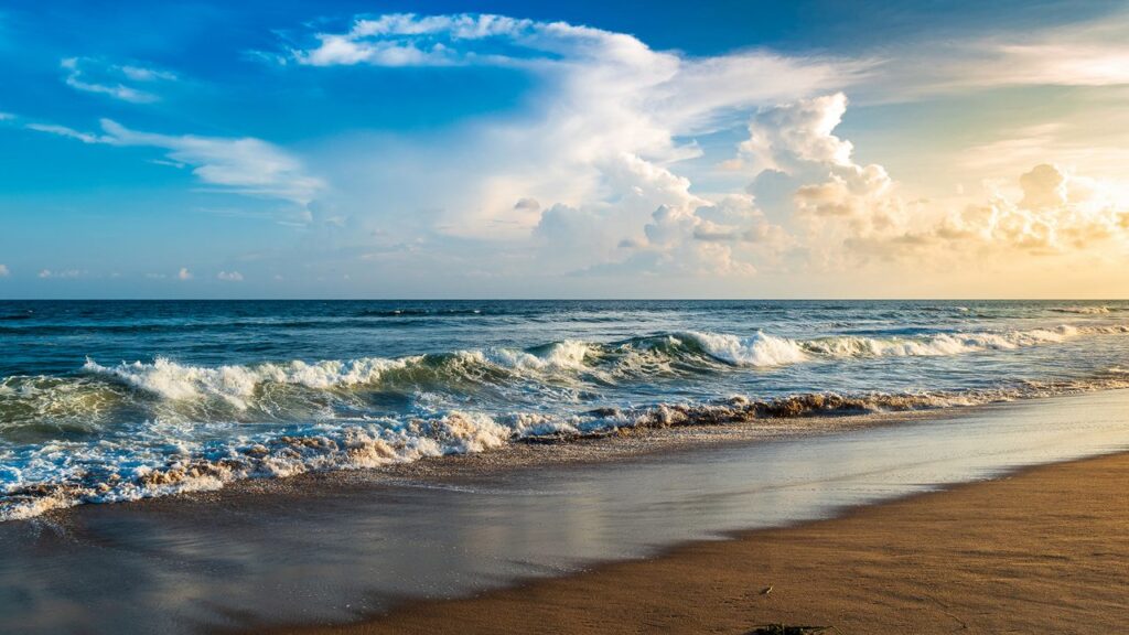 Puri beach in Odisha