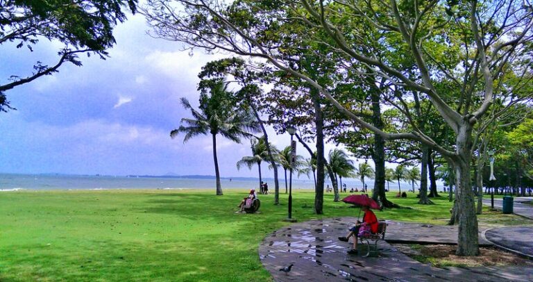 Changi Beach in Singapore