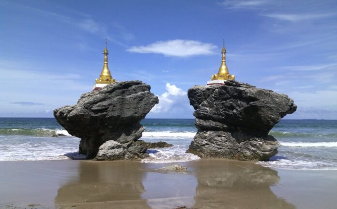 Ngwe Saung Beach in Myanmar