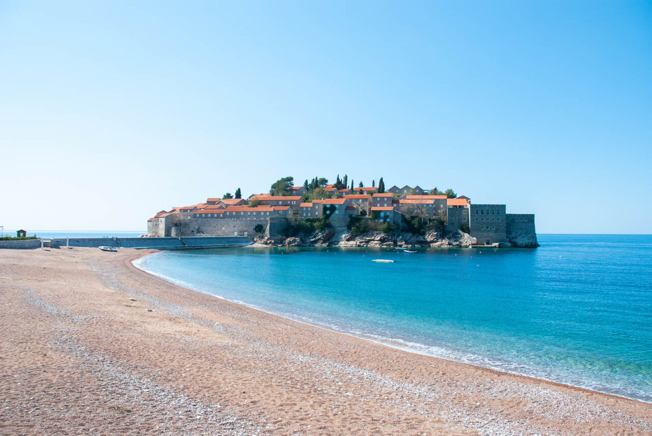 Sveti Stefan Beach by CB
