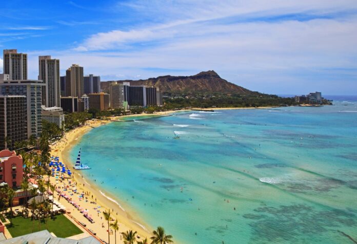 Waikiki Beach By CB