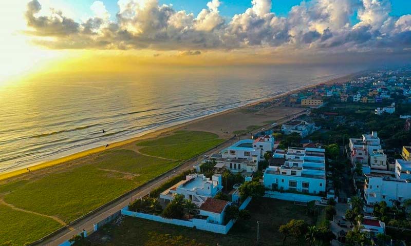 Palavakkam Beach in Chennai, India by CB